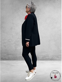 Only-M Sporty Travel Pique Broek 7/8 Navy